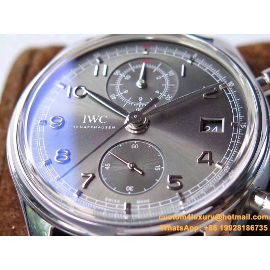 IWC - Da Vinci Chrono Laureus Ed IW393402 SS/LE Grey Dial YLF Asia 89361