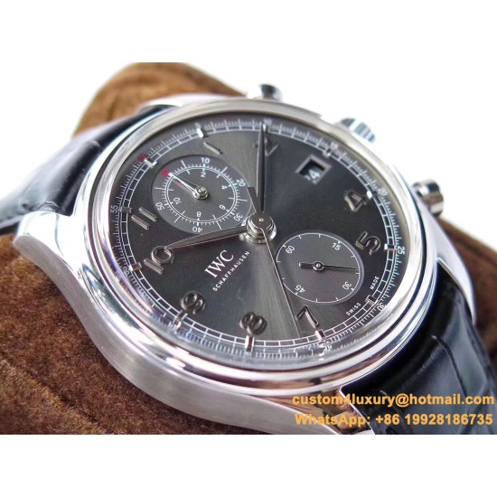 IWC - Da Vinci Chrono Laureus Ed IW393402 SS/LE Grey Dial YLF Asia 89361