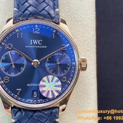 IWC-Portugieser 7 Days 42mm RG/LE Blue Dial YLF  A52010