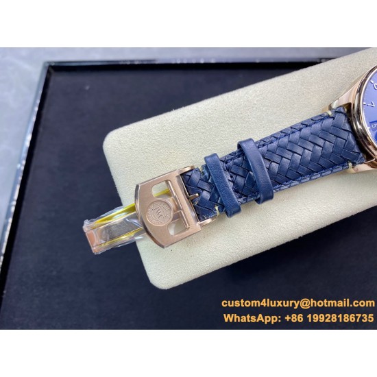 IWC-Portugieser 7 Days 42mm RG/LE Blue Dial YLF  A52010