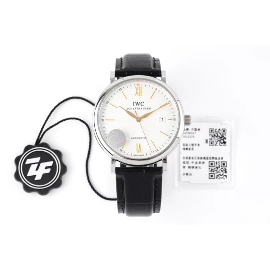 IWC - Portofino Automatic 40mm SS/LE Wht/Blk Stk ZF A9019