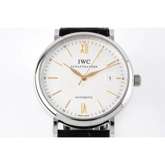 IWC - Portofino Automatic 40mm SS/LE Wht/Blk Stk ZF A9019