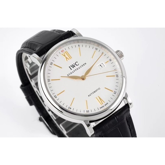 IWC - Portofino Automatic 40mm SS/LE Wht/Blk Stk ZF A9019
