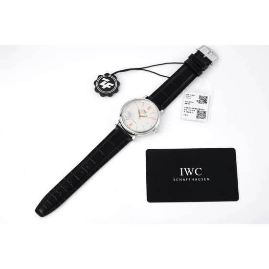 IWC - Portofino Automatic 40mm SS/LE Wht/Blk Stk ZF A9019