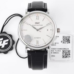 IWC - Portofino Automatic 40mm SS/LE Wht/Blk Stk ZF A9019