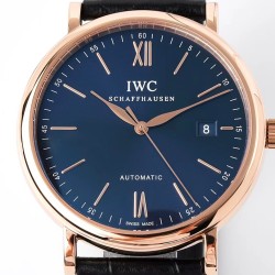 IWC - Portofino Automatic 40mm RG/LE Blue Dial STK ZF A9019