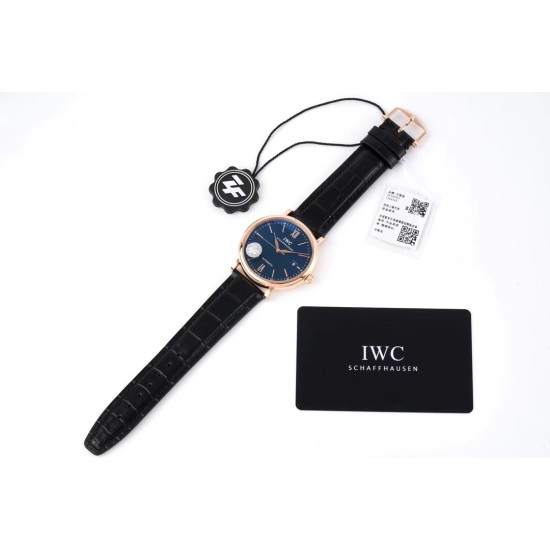 IWC - Portofino Automatic 40mm RG/LE Blue Dial STK ZF A9019