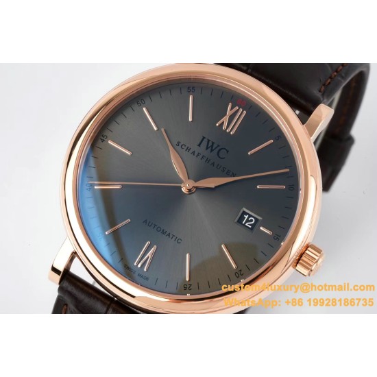 IWC - Portofino Automatic 40mm RG/LE Grey Dial STK ZF A9019