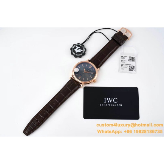 IWC - Portofino Automatic 40mm RG/LE Grey Dial STK ZF A9019
