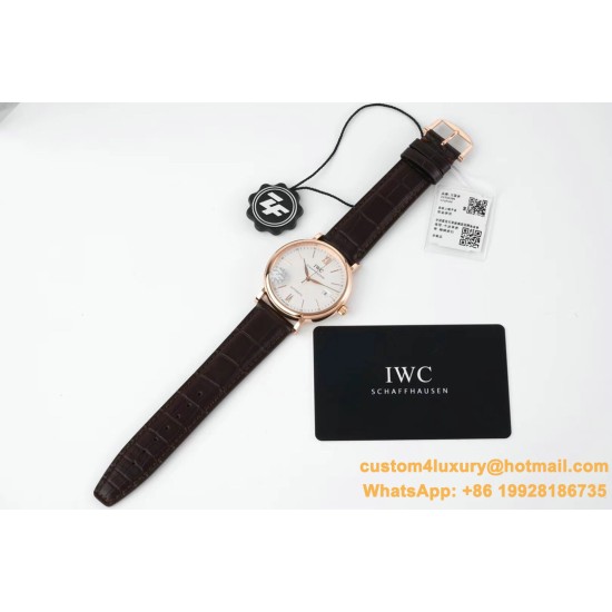IWC - Portofino Automatic 40mm RG/LE White Dial STK ZF A9019