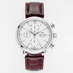 IWC - Portofino Chrono IW391007 42mm SS/LE White/SS TWF A7750
