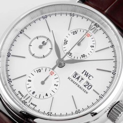 IWC - Portofino Chrono IW391007 42mm SS/LE White/SS TWF A7750