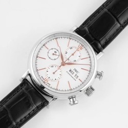 IWC - Portofino Chrono IW391031 42mm SS/LE White/RG TWF A7750