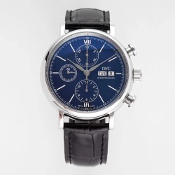 IWC - Portofino Chrono IW391007 42mm SS/LE Blue/SS TWF A7750