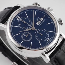 IWC - Portofino Chrono IW391007 42mm SS/LE Blue/SS TWF A7750