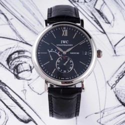 IWC - Portofino 8 Days 40mm SS/LE Black Dial AIF Automatic