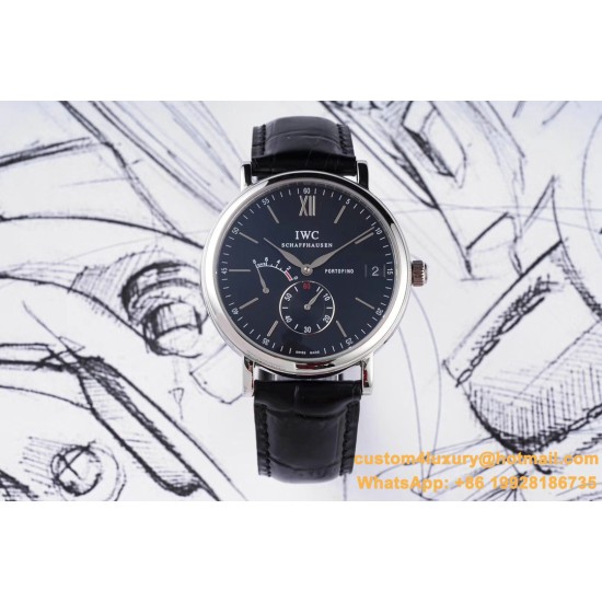 IWC - Portofino 8 Days 40mm SS/LE Black Dial AIF Automatic