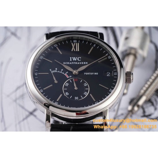 IWC - Portofino 8 Days 40mm SS/LE Black Dial AIF Automatic