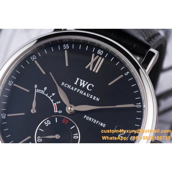 IWC - Portofino 8 Days 40mm SS/LE Black Dial AIF Automatic