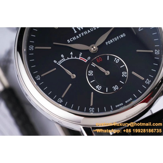 IWC - Portofino 8 Days 40mm SS/LE Black Dial AIF Automatic