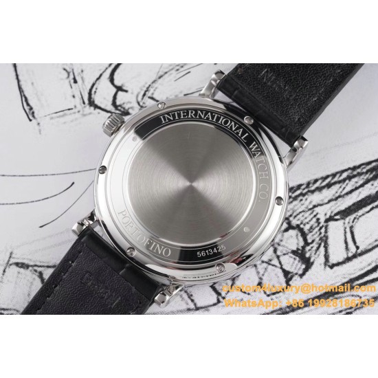 IWC - Portofino 8 Days 40mm SS/LE Black Dial AIF Automatic