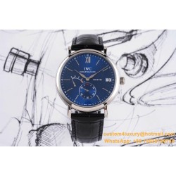 IWC - Portofino 8 Days 40mm SS/LE Blue Dial AIF Automatic