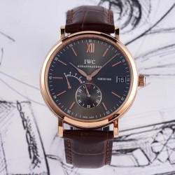 IWC - Portofino 8 Days 40mm RG/LE Brown Dial AIF Automatic