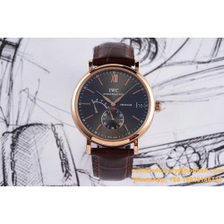 IWC - Portofino 8 Days 40mm RG/LE Brown Dial AIF Automatic