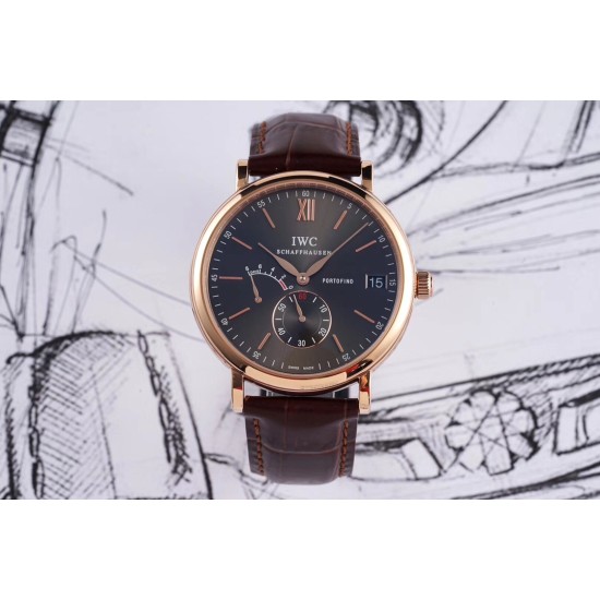 IWC - Portofino 8 Days 40mm RG/LE Brown Dial AIF Automatic