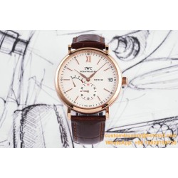 IWC - Portofino 8 Days 40mm RG/LE White Dial AIF Automatic