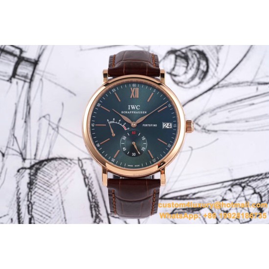 IWC - Portofino 8 Days 40mm RG/LE Green Dial AIF Automatic