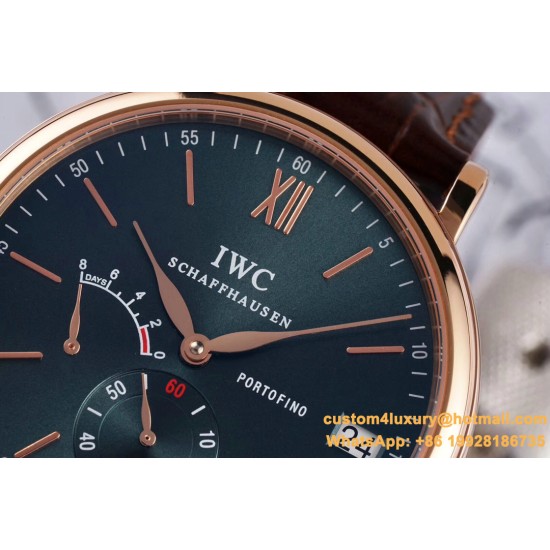 IWC - Portofino 8 Days 40mm RG/LE Green Dial AIF Automatic