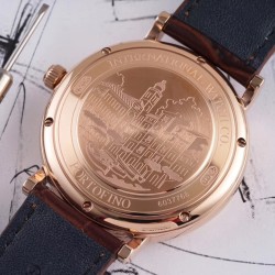 IWC - Portofino 8 Days 40mm RG/LE Brown Dial AIF Automatic
