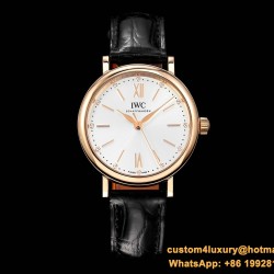 IWC - Portofino Automatic Ladies 34mm RG/LE White NRF A2892