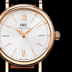 IWC - Portofino Automatic Ladies 34mm RG/LE White NRF A2892