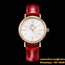 IWC - Portofino Automatic Ladies 34mm RG/LE White NRF A2892