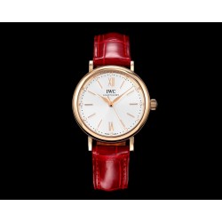 IWC - Portofino Automatic Ladies 34mm RG/LE White NRF A2892