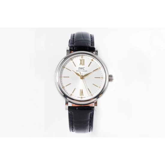 IWC - Portofino Automatic Ladies 34mm SS/LE White TBF MY9015