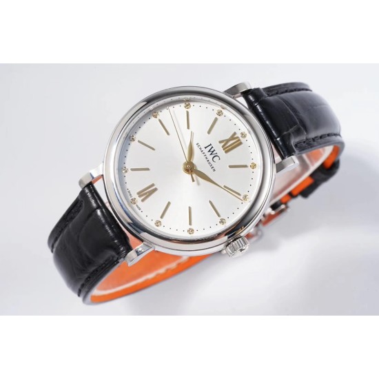 IWC - Portofino Automatic Ladies 34mm SS/LE White TBF MY9015