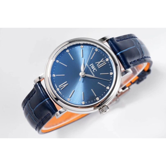 IWC - Portofino Automatic Ladies 34mm SS/LE Blue TBF MY9015