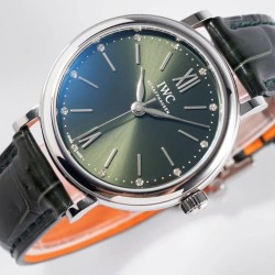 IWC - Portofino Automatic Ladies 34mm SS/LE Green Dial TBF MY9015