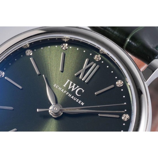 IWC - Portofino Automatic Ladies 34mm SS/LE Green Dial TBF MY9015