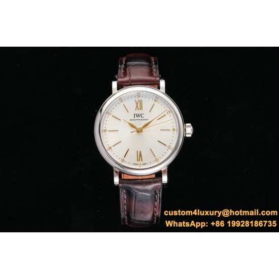 IWC - Portofino Automatic Ladies 34mm SS/LE White Dial TBF MY9015