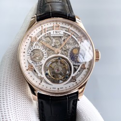 IWC - Portugieser Tourbillon Skeletonized Series IW504501 42mm RG/LE White RG/Num YLF Tourbillon