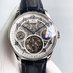 IWC - Portugieser Tourbillon Skeletonized Series IW504501 42mm SS/LE White RG/Num YLF Tourbillon