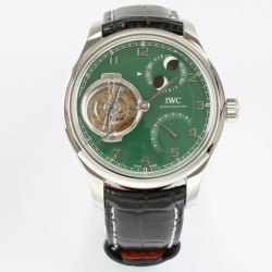 IWC - Portugieser 44MM SS/LE Green/Num BBR Tourbillon