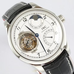 IWC - Portugieser 44MM SS/LE White/Num BBR Tourbillon