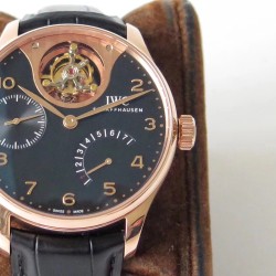 IWC - Portugieser Mystere Tourbillon 44mm RG/LE Black Dial ZF Tourbillon