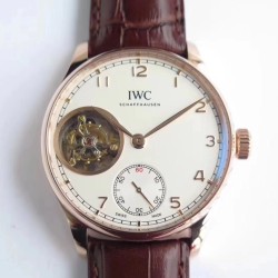 IWC - Portugieser Mystere Tourbillon 44mm RG/LE White Dial ZF Tourbillon