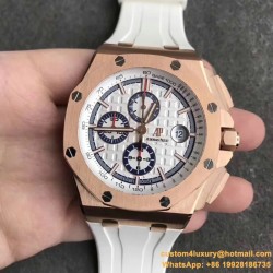 Audemars Piguet - AP ROO 2017 Summer Edition 44mm RG/RU White Dial JF V2 A3126 Mod